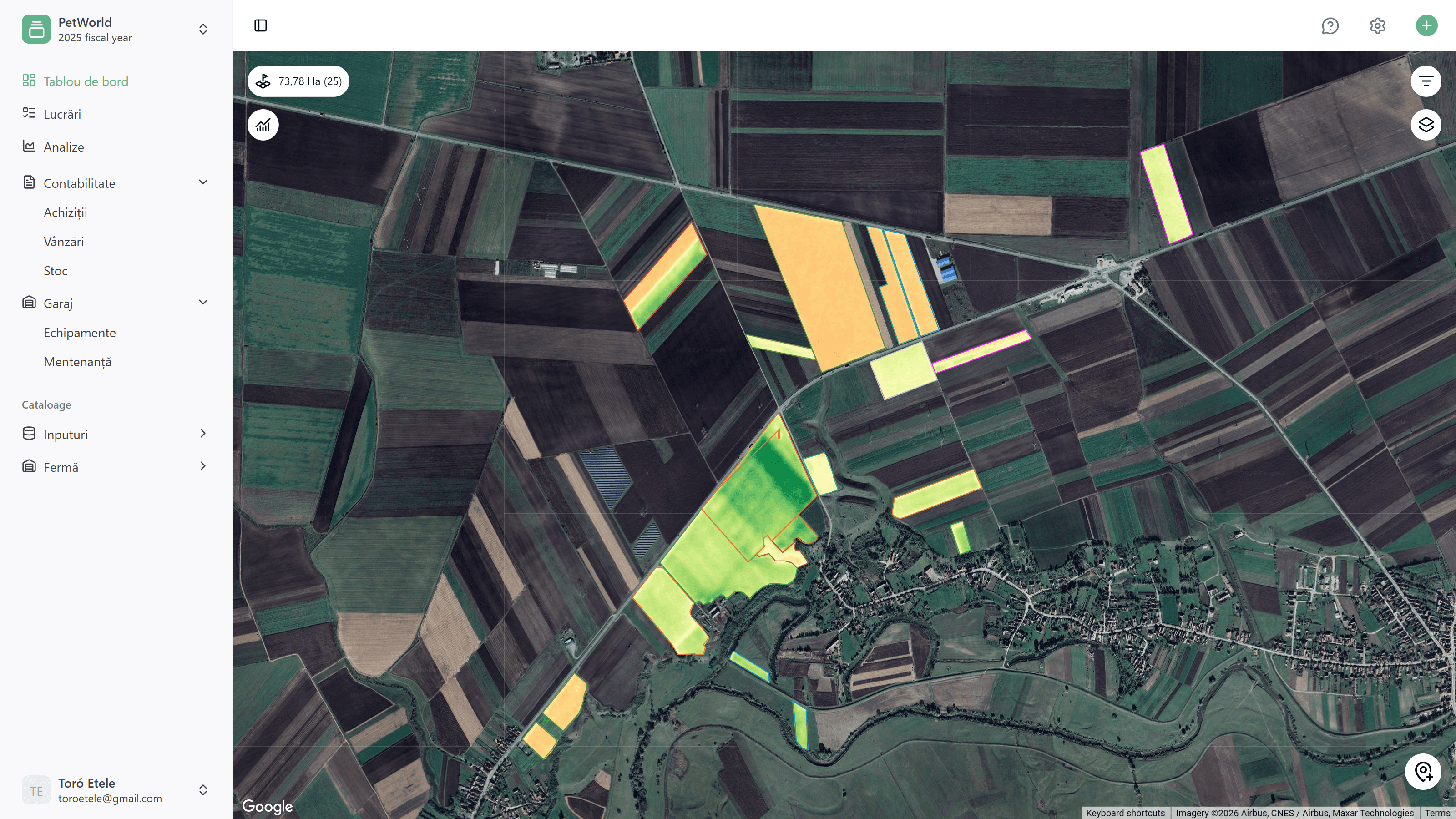 Harvest Mate Multispectral Imagery
